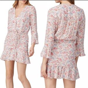 Veronica Beard Sean Mini‎ Dress in Pink Floral